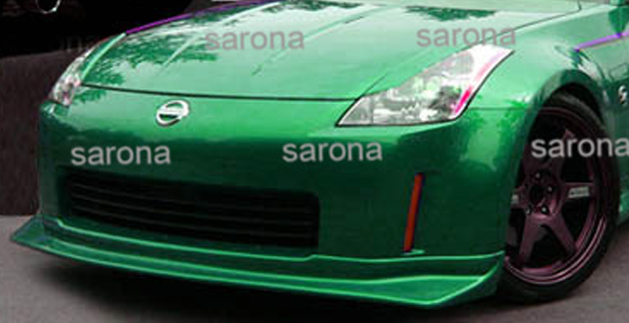 Custom Nissan 350Z  Coupe Front Lip/Splitter (2003 - 2006) - $270.00 (Part #NS-009-FA)
